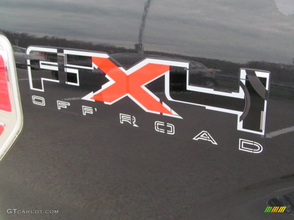 2010 F150 FX4 SuperCab 4x4 - Tuxedo Black / Black photo #4