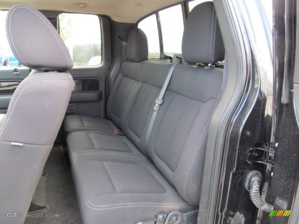 Black Interior 2010 Ford F150 FX4 SuperCab 4x4 Photo #63141985