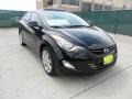 2012 Black Noir Pearl Hyundai Elantra Limited  photo #1