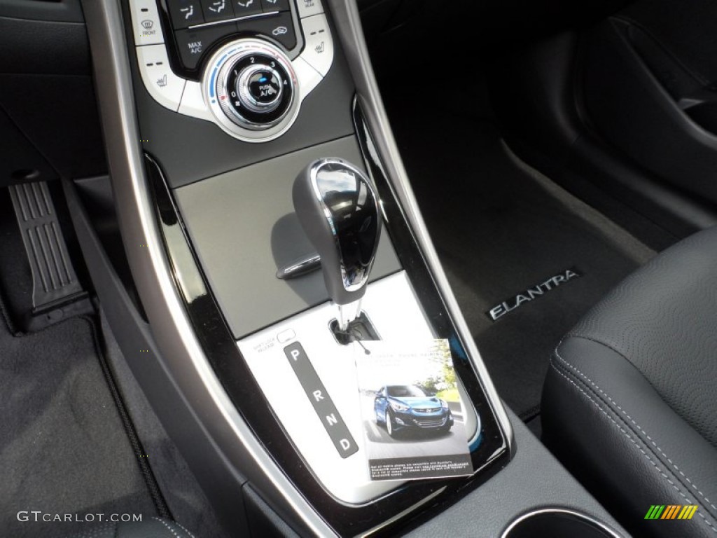 2012 Elantra Limited - Black Noir Pearl / Black photo #31