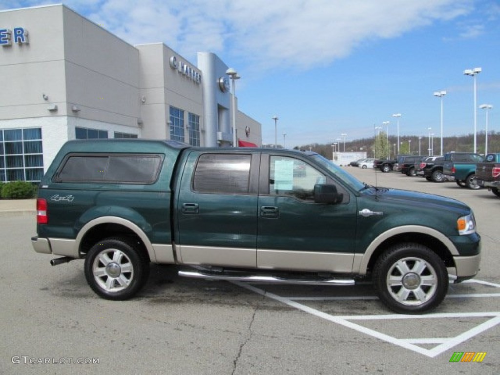 Forest Green Metallic 2008 Ford F150 King Ranch SuperCrew 4x4 Exterior Photo #63142642
