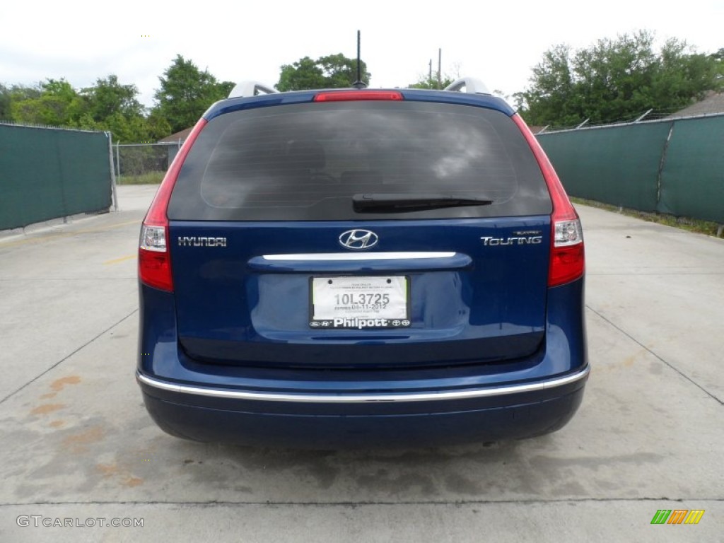 2012 Elantra GLS Touring - Atlantic Blue / Beige photo #4