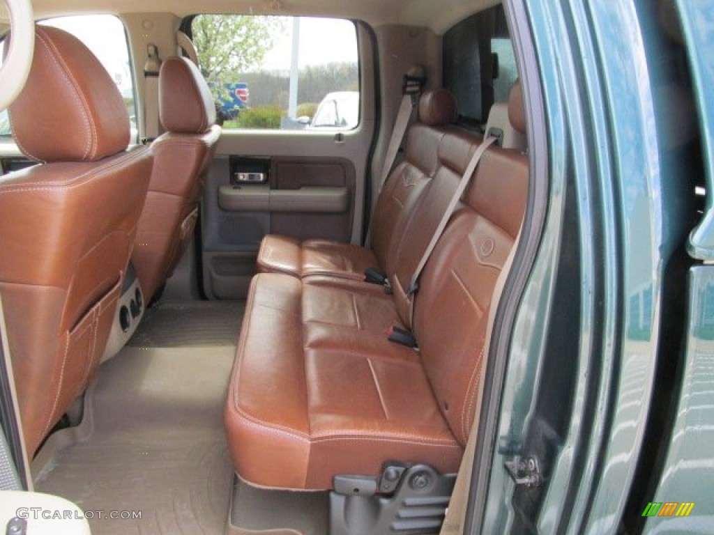 Tan/Castaño Leather Interior 2008 Ford F150 King Ranch SuperCrew 4x4 Photo #63142731