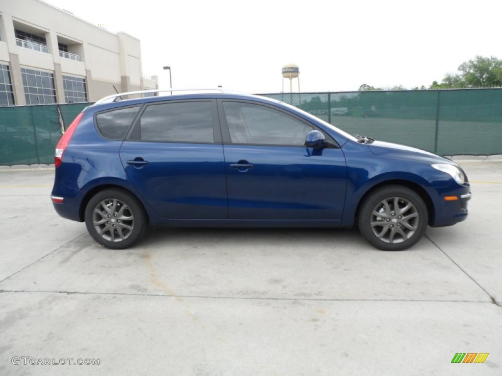 2012 Elantra GLS Touring - Atlantic Blue / Beige photo #17