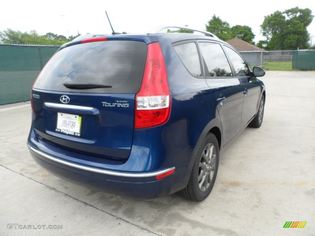 2012 Elantra GLS Touring - Atlantic Blue / Beige photo #18