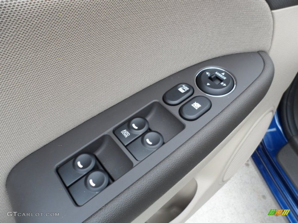 2012 Elantra GLS Touring - Atlantic Blue / Beige photo #39