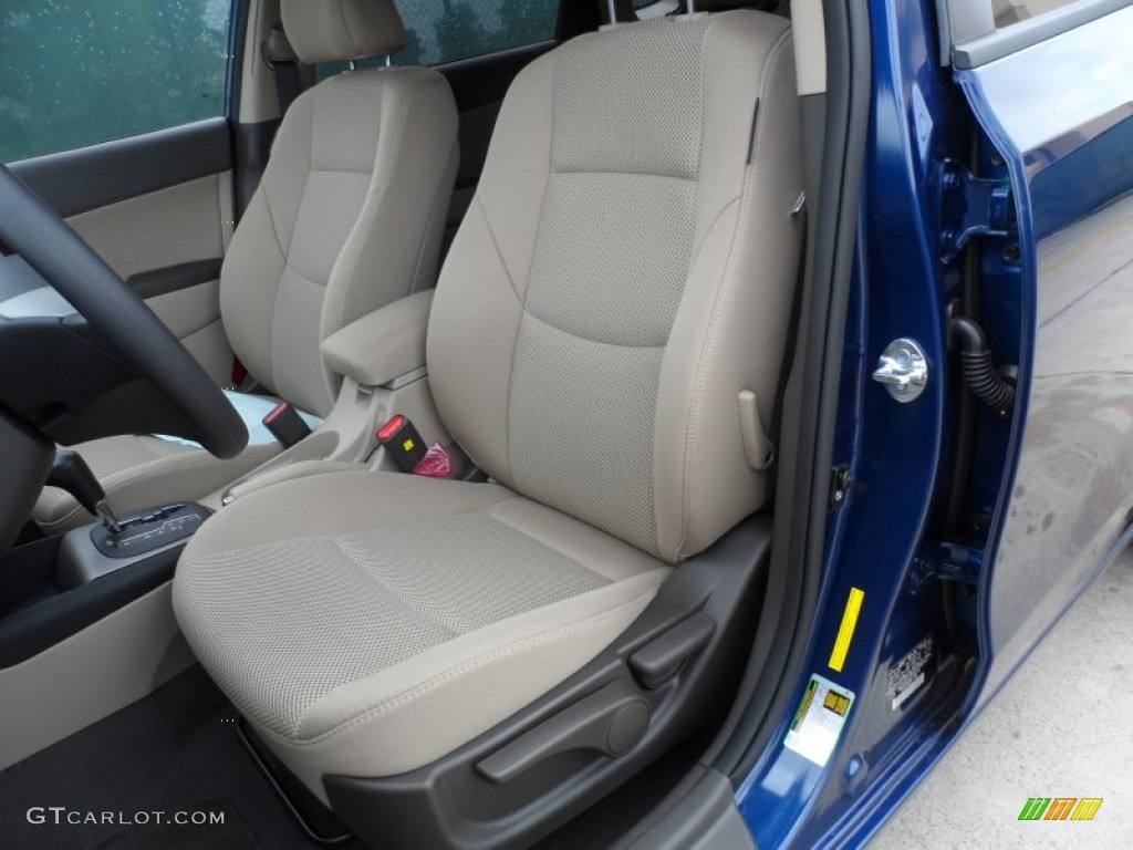 2012 Elantra GLS Touring - Atlantic Blue / Beige photo #40