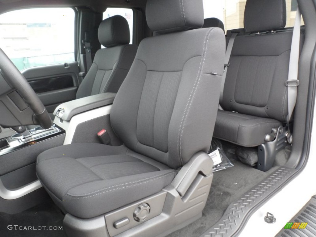 Black Interior 2012 Ford F150 FX2 SuperCab Photo #63143334