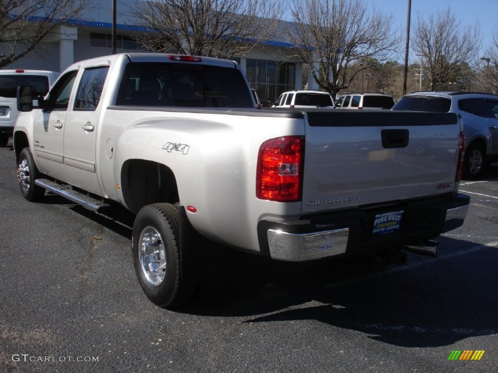 2007 Sierra 3500HD SLT Crew Cab 4x4 Dually - Silver Birch Metallic / Dark Titanium/Light Titanium photo #6