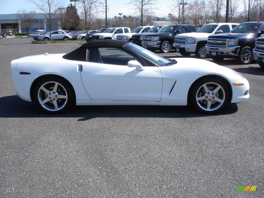 2005 Corvette Convertible - Arctic White / Cashmere photo #7