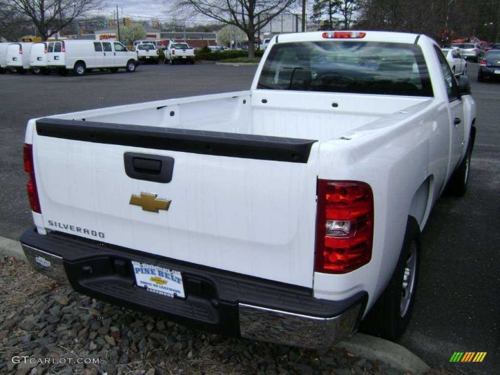 2012 Silverado 1500 Work Truck Regular Cab - Summit White / Dark Titanium photo #2