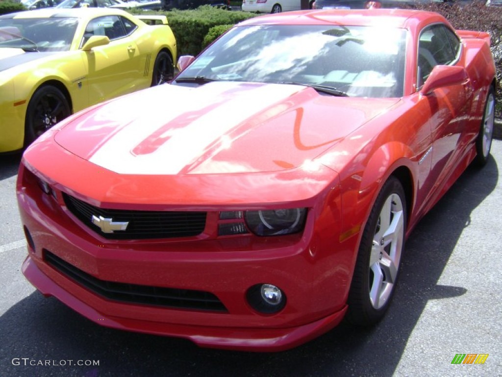 2012 Camaro LT/RS Coupe - Victory Red / Gray photo #1