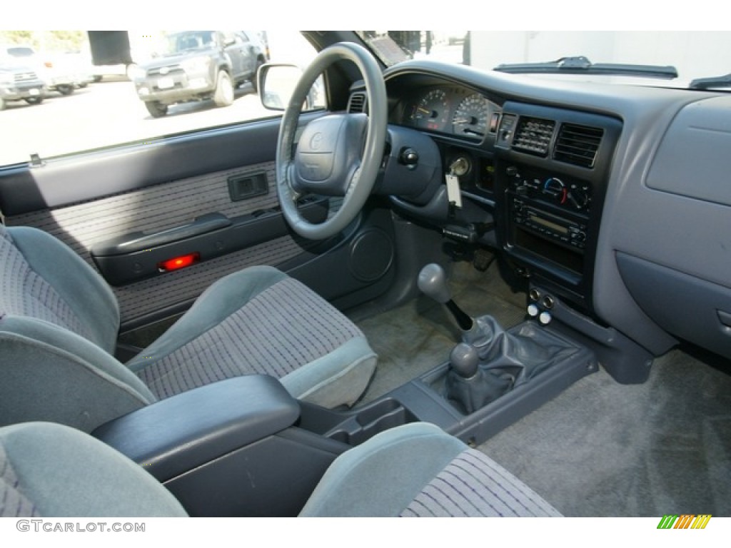 1999 Tacoma Limited Extended Cab 4x4 - Natural White / Blue photo #10
