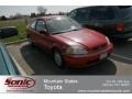 Milano Red 1997 Honda Civic DX Coupe