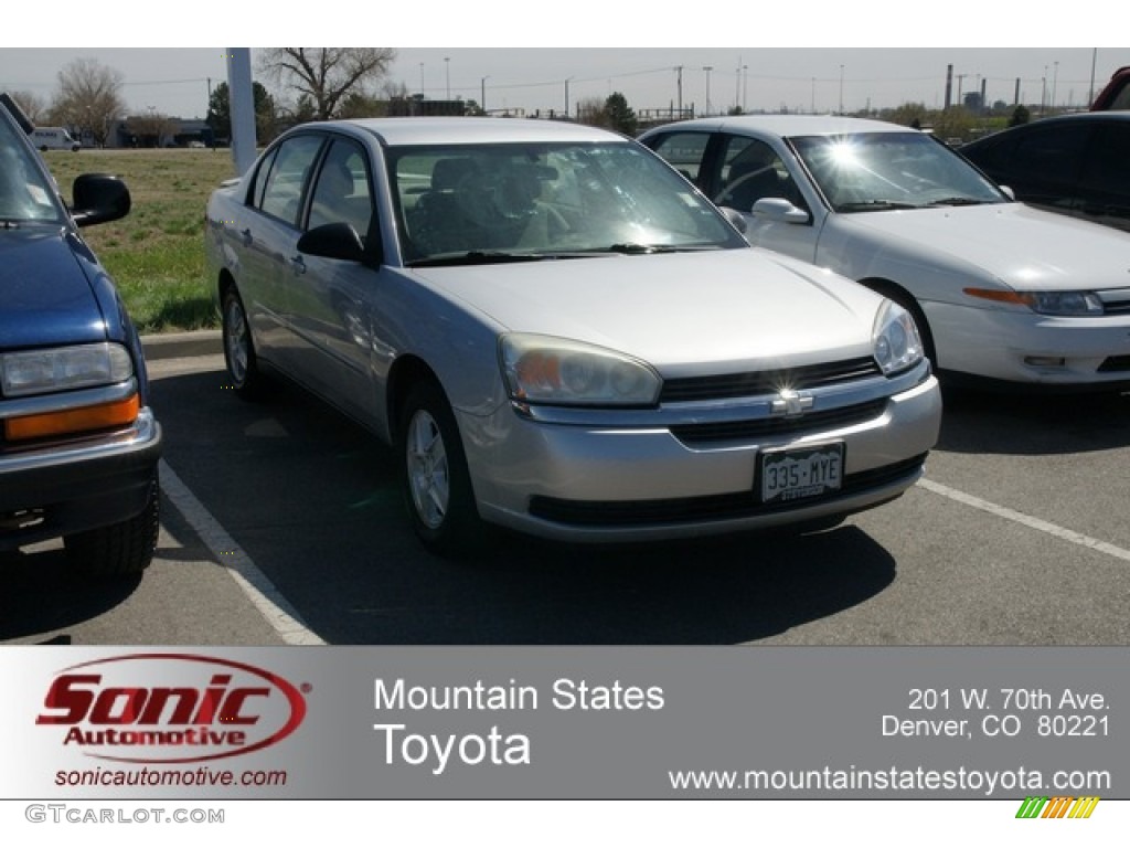 2005 Malibu LS V6 Sedan - Galaxy Silver Metallic / Gray photo #1