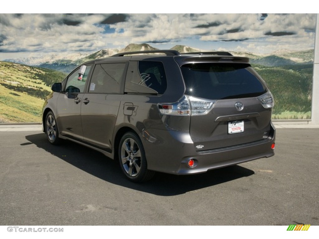 2012 Sienna SE - Predawn Gray Mica / Dark Charcoal photo #2