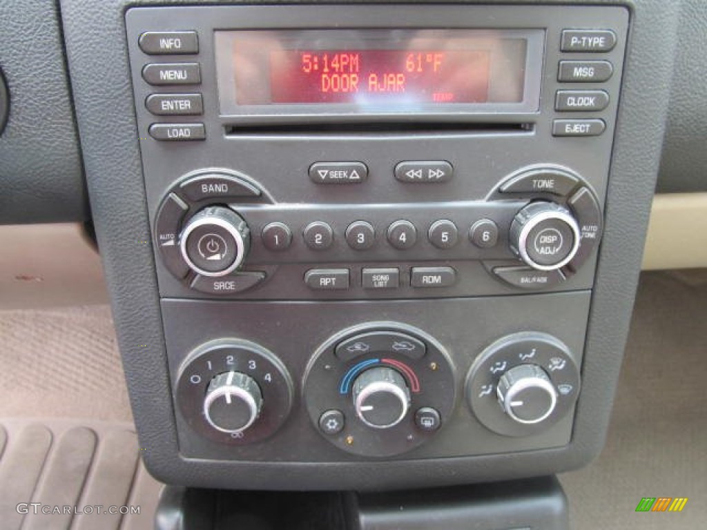 2007 Pontiac G6 GT Sedan Controls Photo #63149263