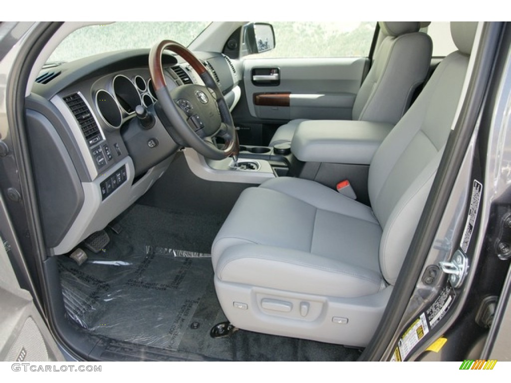 Black Interior 2012 Toyota Sequoia Platinum 4WD Photo #63149584