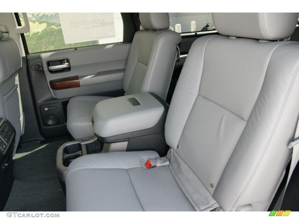 Black Interior 2012 Toyota Sequoia Platinum 4WD Photo #63149634