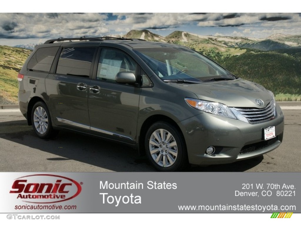 Cypress Green Pearl Toyota Sienna