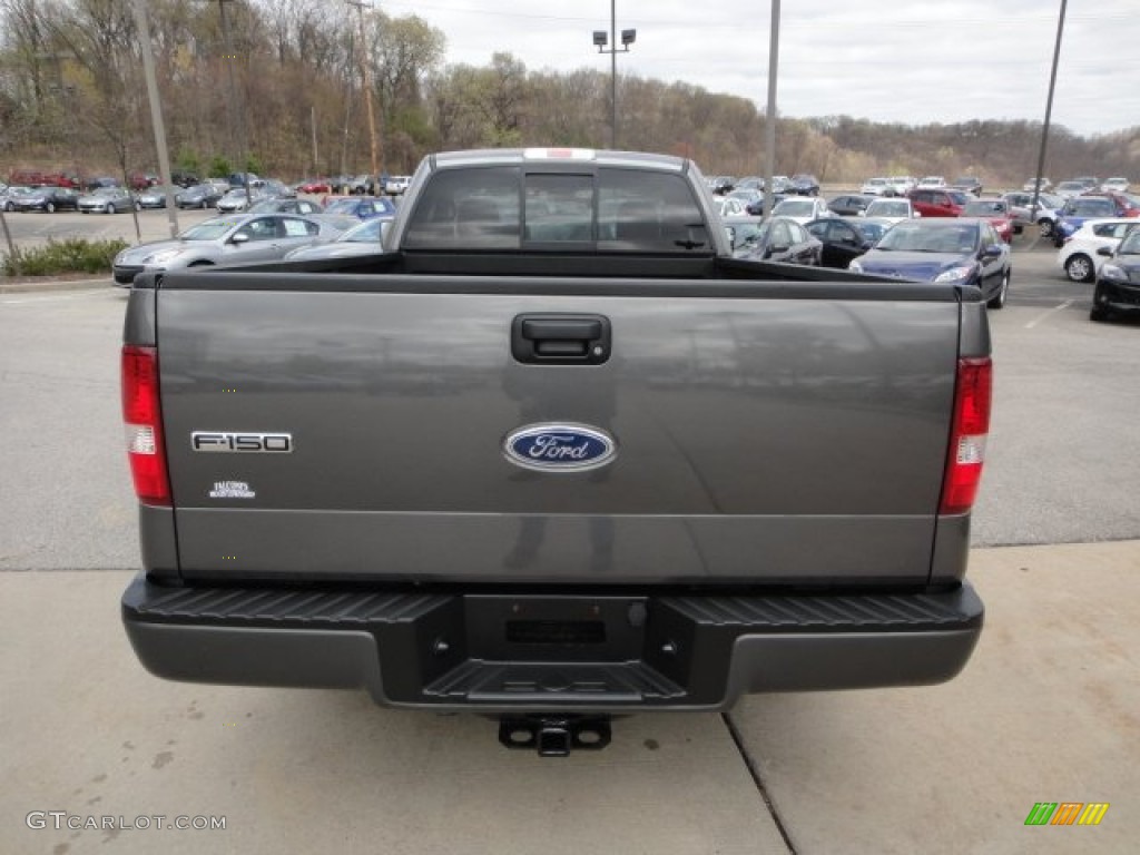 2005 F150 XL Regular Cab - Dark Shadow Grey Metallic / Medium Flint Grey photo #4