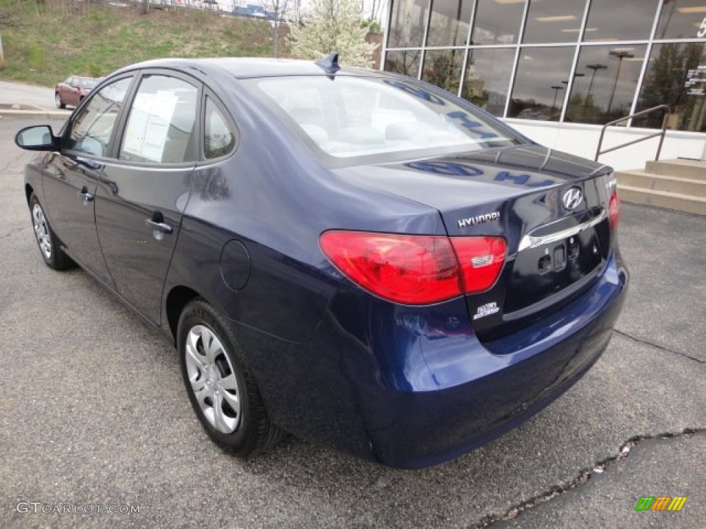 2010 Elantra GLS - Regatta Blue / Gray photo #2