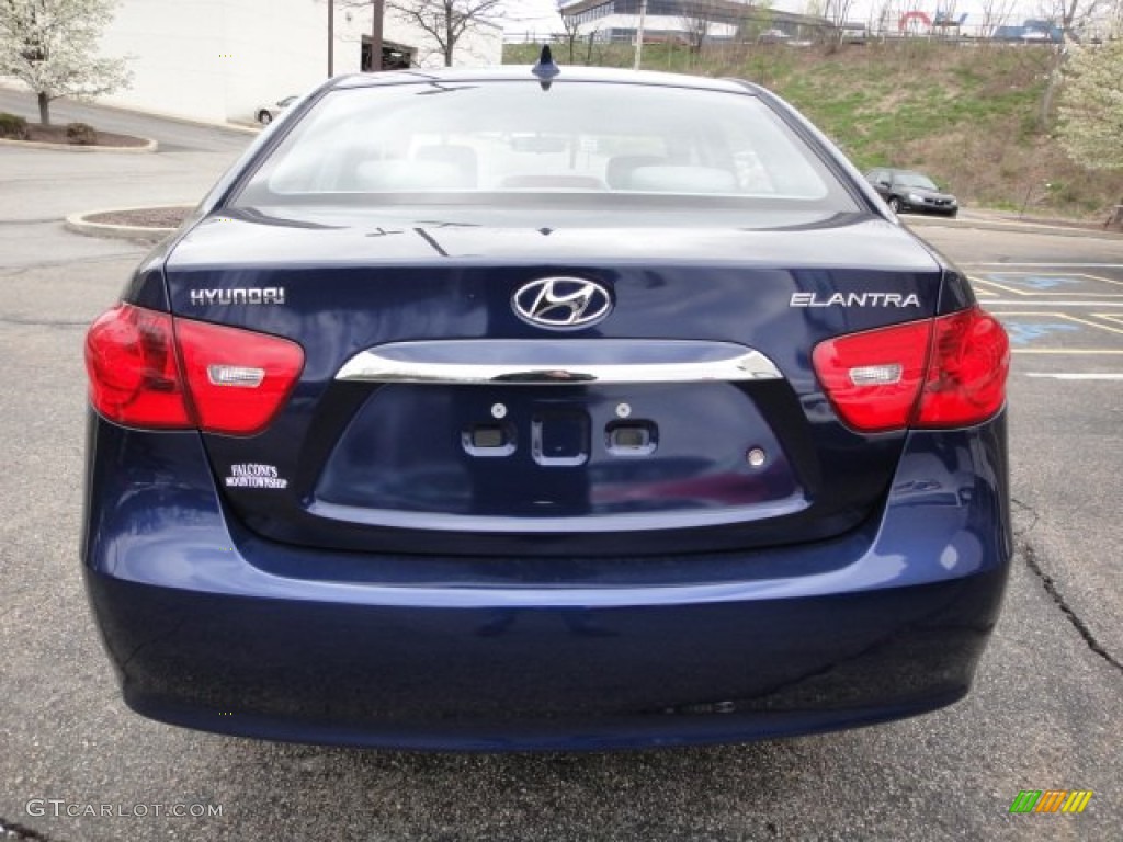 2010 Elantra GLS - Regatta Blue / Gray photo #3