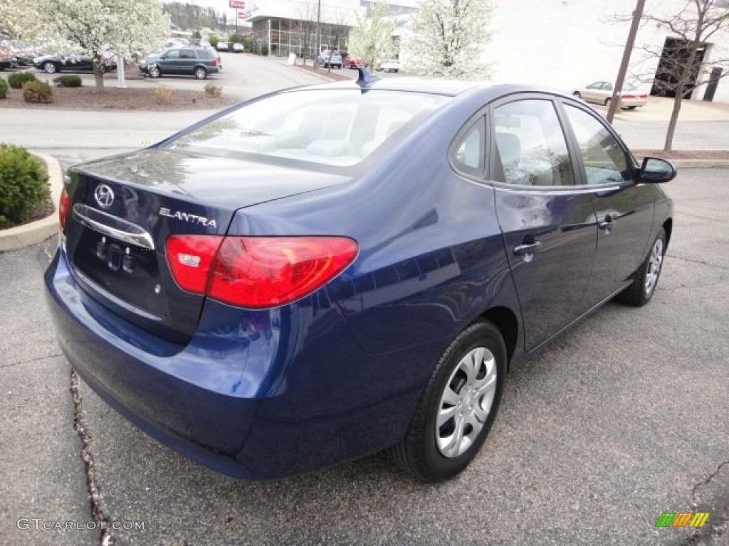 2010 Elantra GLS - Regatta Blue / Gray photo #4