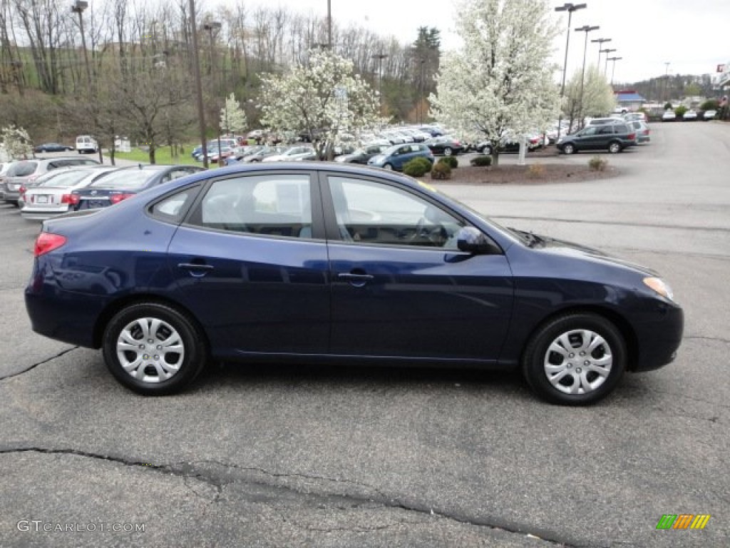 2010 Elantra GLS - Regatta Blue / Gray photo #5
