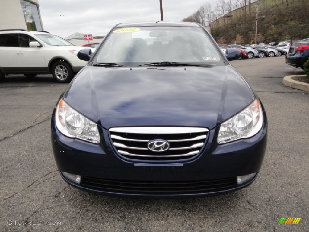 2010 Elantra GLS - Regatta Blue / Gray photo #7