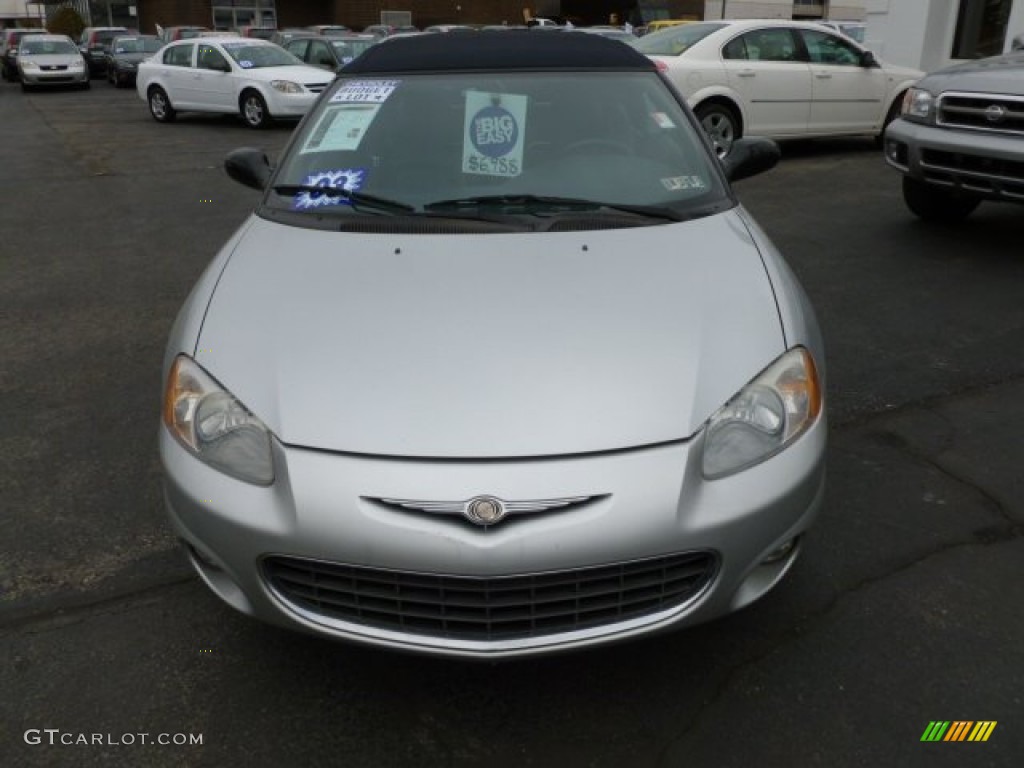 2003 Sebring Limited Convertible - Bright Silver Metallic / Black photo #2