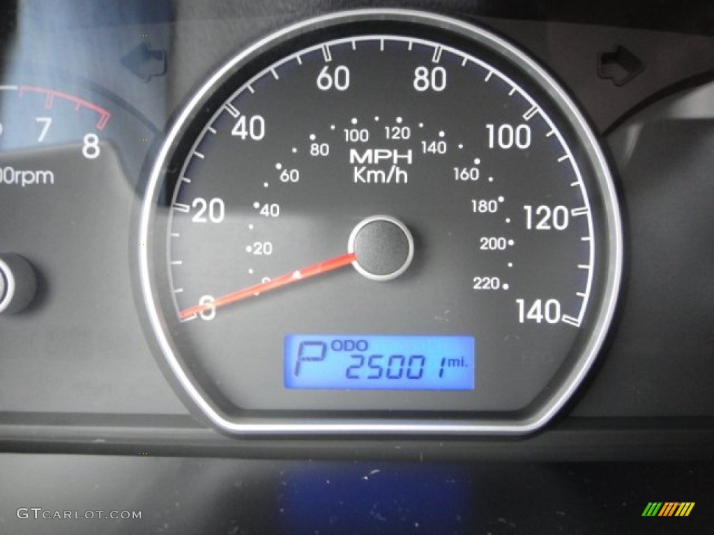 2010 Elantra GLS - Regatta Blue / Gray photo #25