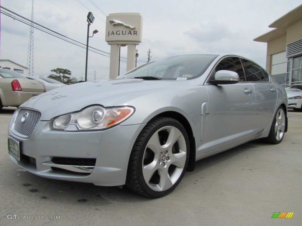Liquid Silver Metallic 2009 Jaguar XF Supercharged Exterior Photo #63153071