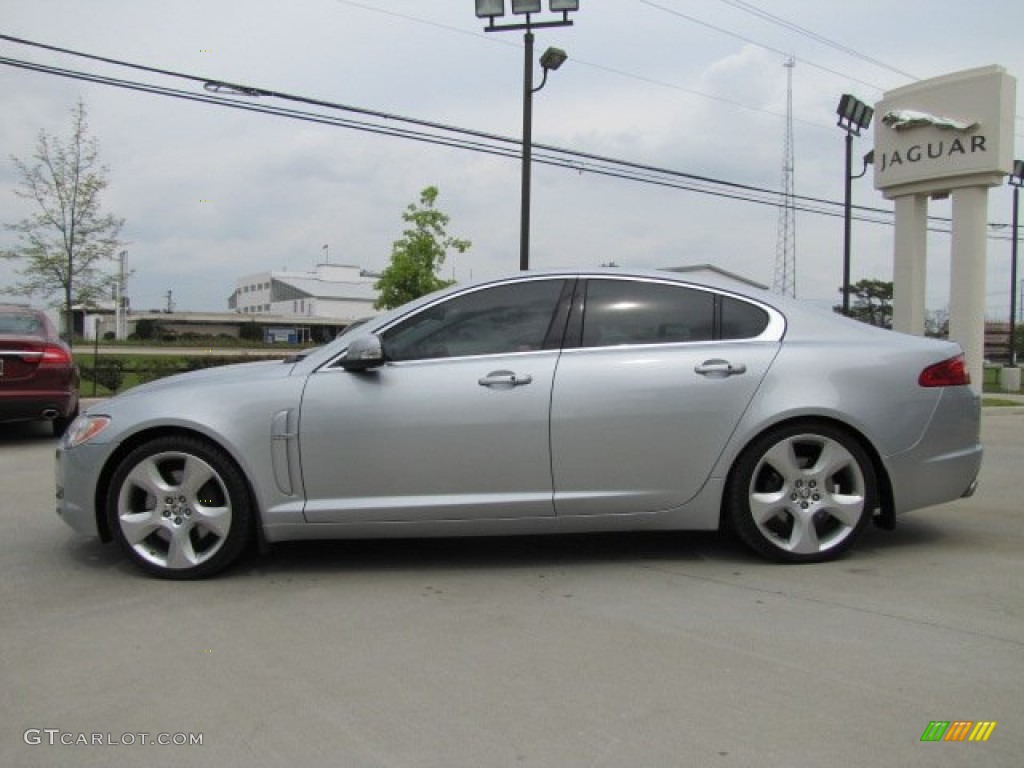 Liquid Silver Metallic 2009 Jaguar XF Supercharged Exterior Photo #63153090