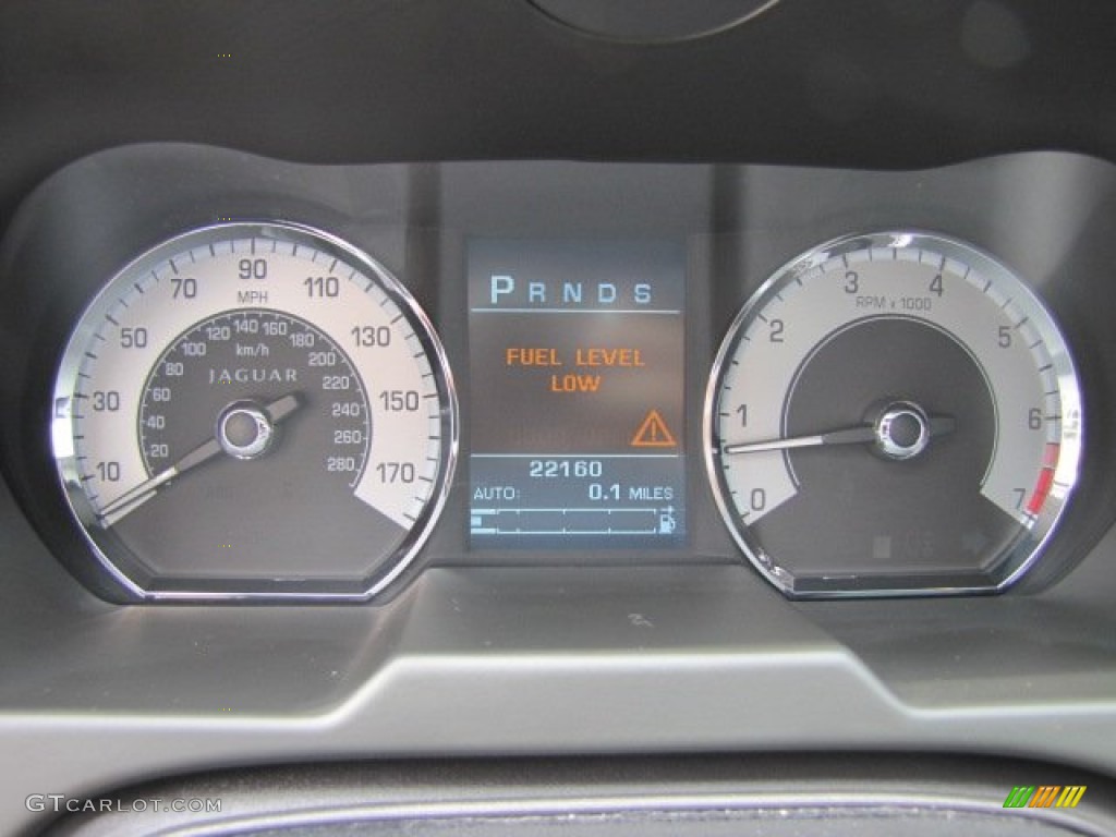 2009 Jaguar XF Supercharged Gauges Photo #63153174