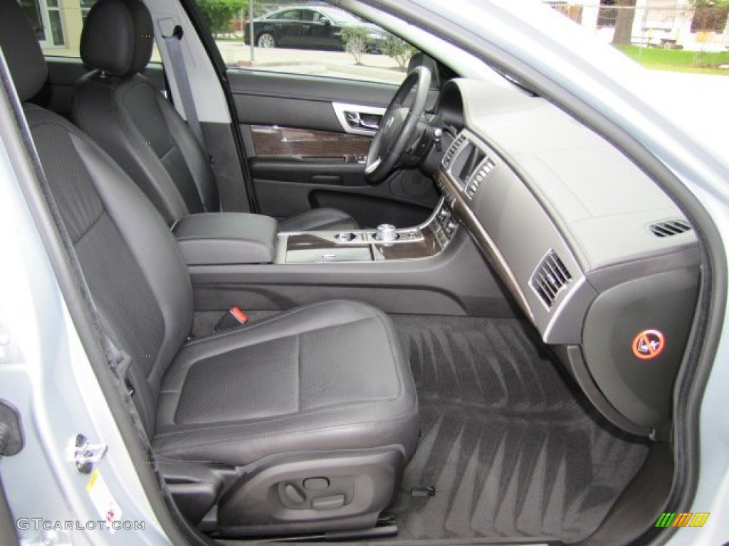 Charcoal/Charcoal Interior 2009 Jaguar XF Supercharged Photo #63153225
