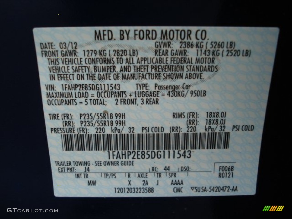 ford-deep-impact-blue-paint-code
