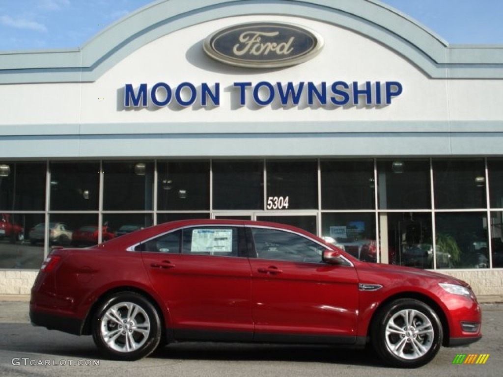 2013 Taurus SEL - Ruby Red Metallic / Charcoal Black photo #1