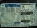  2013 Taurus SEL Window Sticker