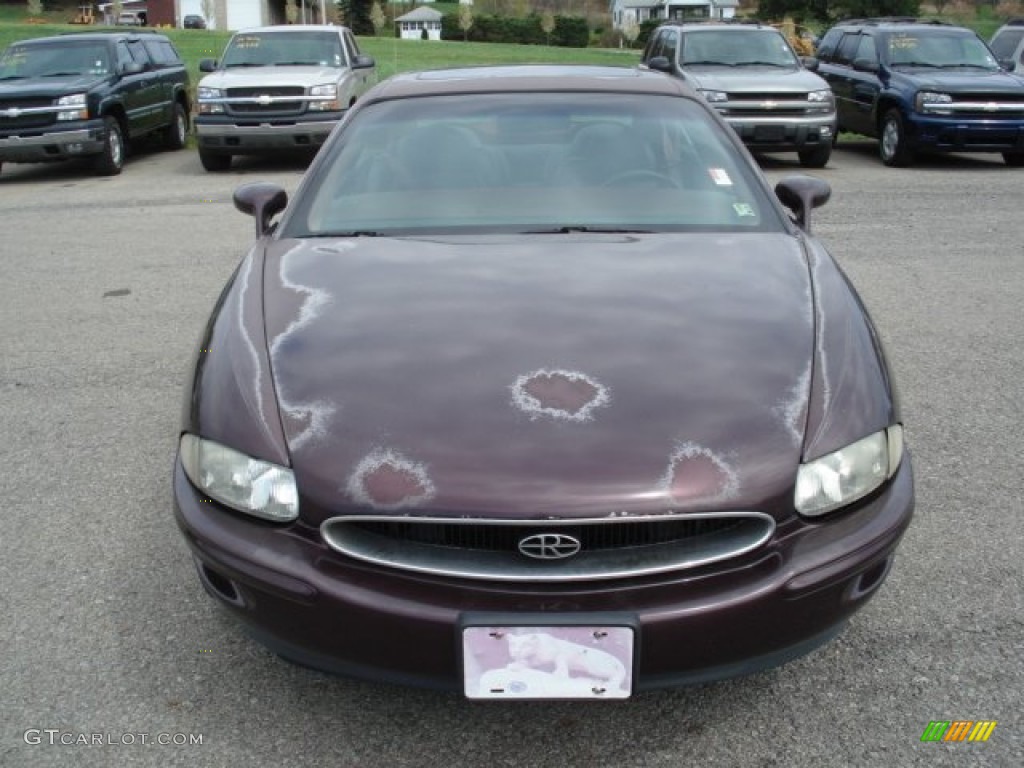 1996 Riviera Supercharged Coupe - Dark Cherry Metallic / Dark Red photo #2