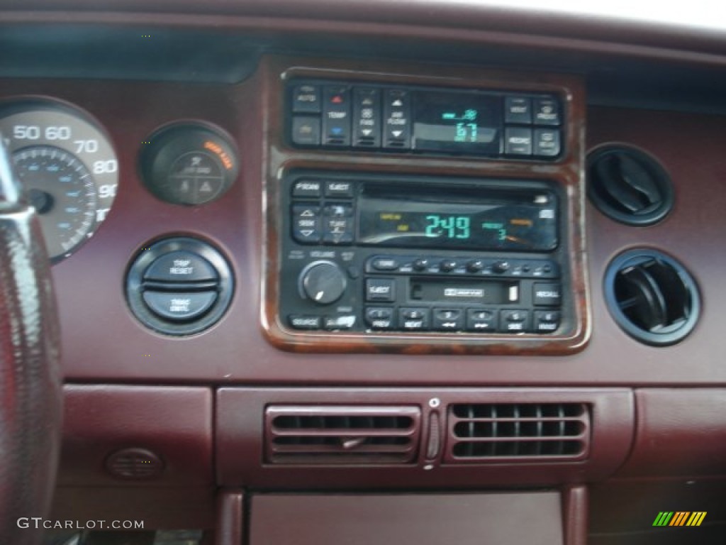 1996 Buick Riviera Supercharged Coupe Controls Photos