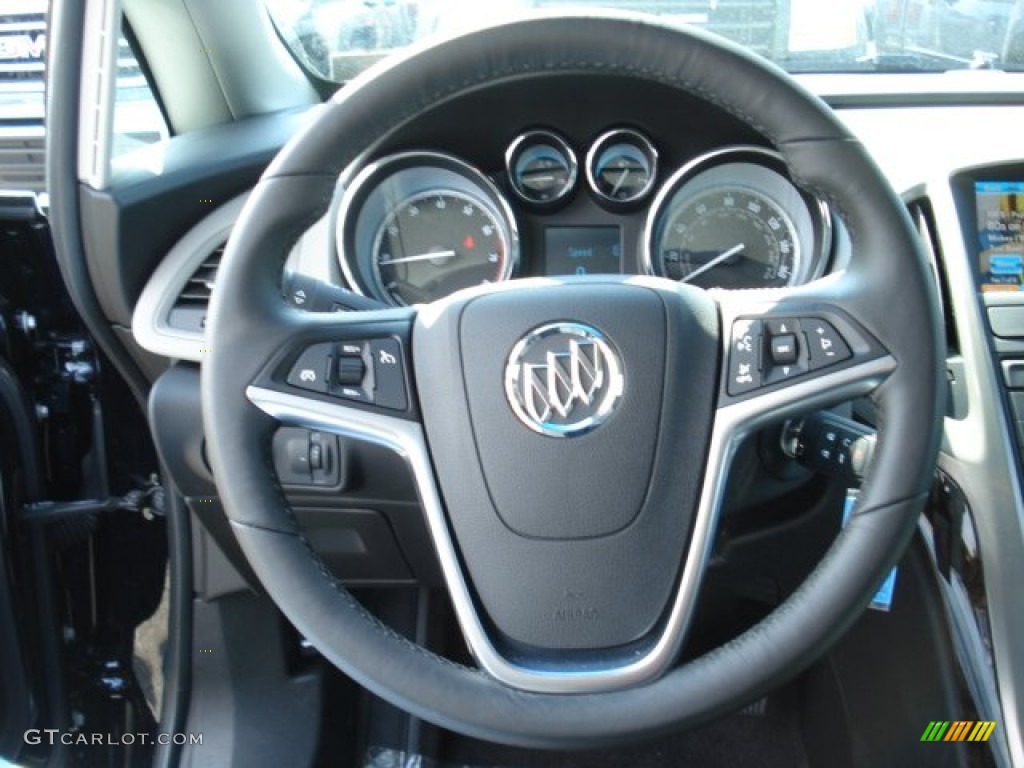 2012 Buick Verano FWD Medium Titanium Steering Wheel Photo #63154844