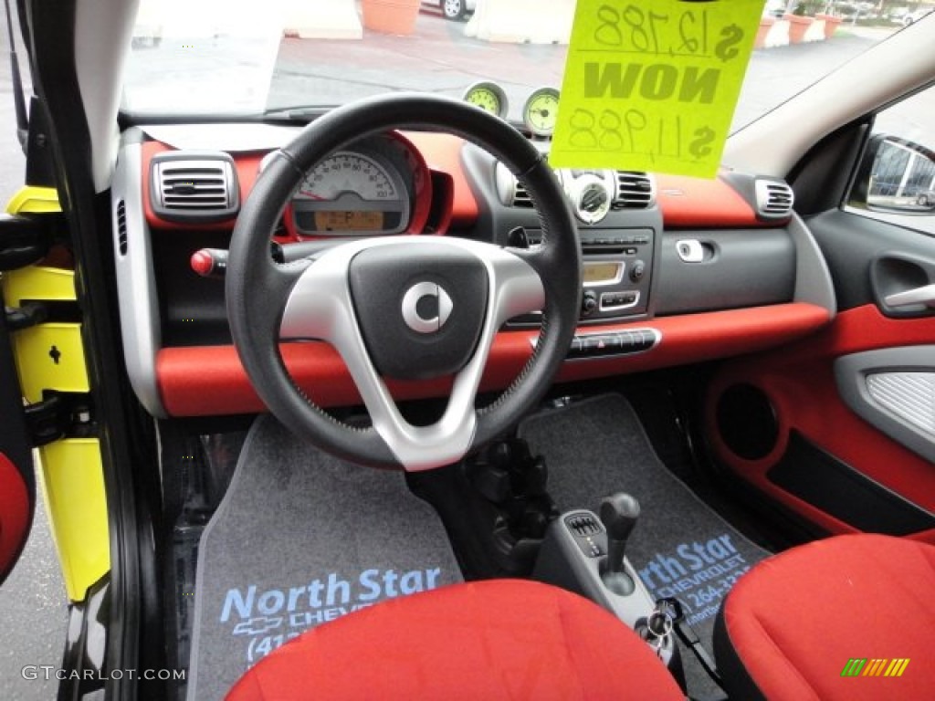 2008 Smart fortwo passion coupe Design Red Dashboard Photo #63155225