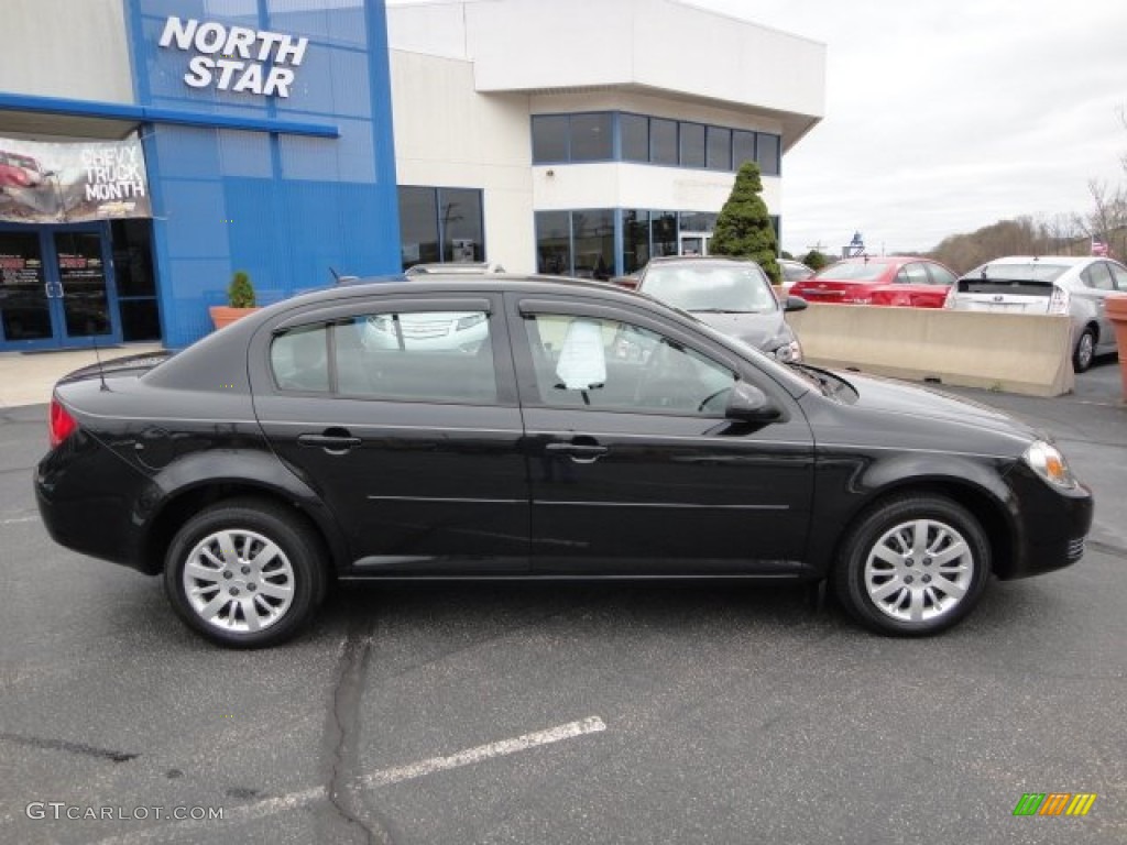 2010 Cobalt LT Sedan - Black Granite Metallic / Ebony photo #2