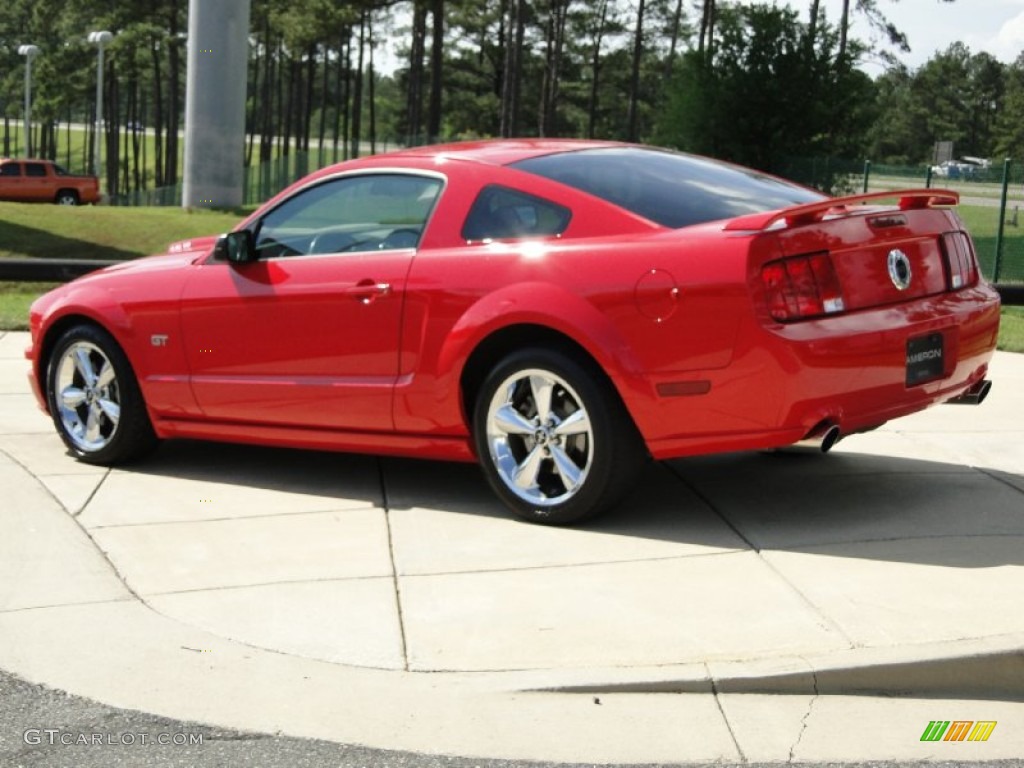 2008 Mustang GT Premium Coupe - Torch Red / Dark Charcoal photo #4