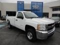 2007 Summit White Chevrolet Silverado 2500HD LT Regular Cab 4x4  photo #1
