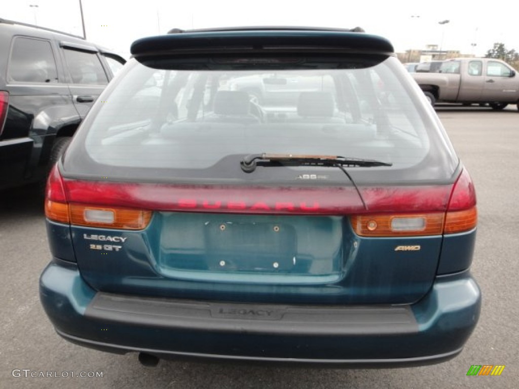 1997 Legacy GT Wagon - Spruce Pearl / Grey photo #3