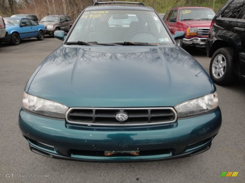 1997 Legacy GT Wagon - Spruce Pearl / Grey photo #6