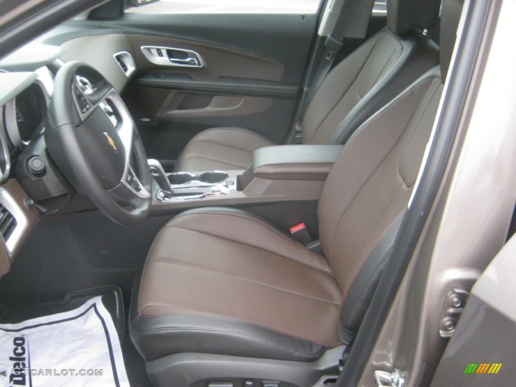 Brownstone/Jet Black Interior 2012 Chevrolet Equinox LT Photo #63156473