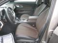 2012 Chevrolet Equinox Brownstone/Jet Black Interior Front Seat Photo